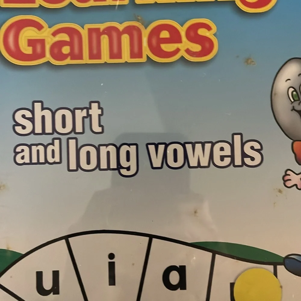 FRANK SCHAFFER AGES 5+ SHORT AND LONG VOWELS 4-GAME BOARDS LEARNING GAMES
